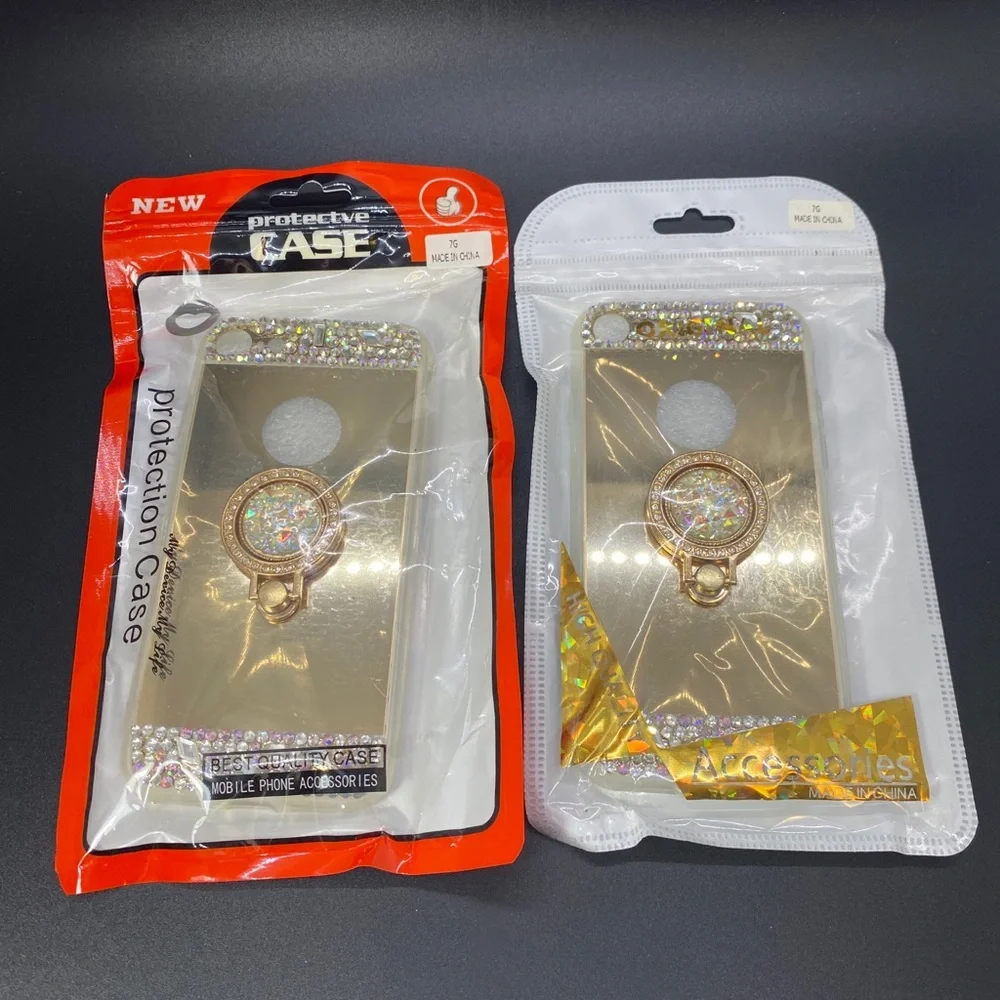 protection case bling cell iphone 7G/7P‎ Gold #185